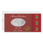 Photo Christmas Card Template Custom Photo Card