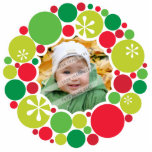 PHOTO CHRISTMAS DECORATION :: bauble wreath 2 Cut Out