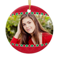 Photo Circle Ornament