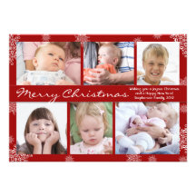 photo Collage beautiful Holiday Cards