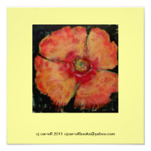 Photo-Copie de peinture du pavot 12 X12