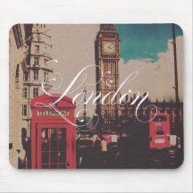 Photo de cru de point de repère de Londres Tapis De Souris