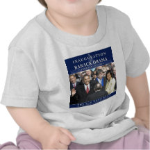 Photo d'inauguration d'Obama T-shirts