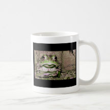 Photo d'une grosse grenouille funnycolorful de cra tasse