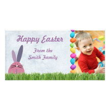 Photo easter card custom photo card