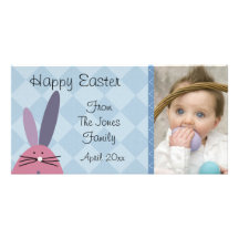 Photo easter card picture card