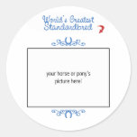 Photo faite sur commande ! Mondes plus grand Stand Adhésifs Ronds