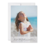 Photo First Communion Invitations