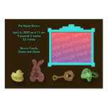 Photo Frame Birth Announcements Business Card Templates