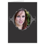 Photo frame with tribal look. cards