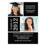 Photo Graduation Invitation ~Classy Black & White invitations