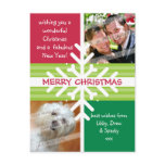 PHOTO GREETING POSTCARD :: snowflake dissection P1 postcards