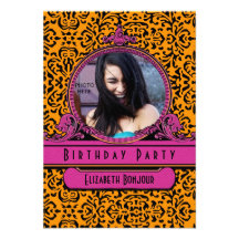 PHOTO INSERT Rococo III ~ Invitations SWEETSIXTEEN