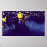 Photo jaune pourpre de réalisme de Digitals de wag Affiches
