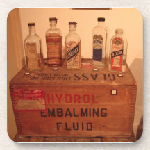 Photo liquide de embaumement de cru dessous-de-verre