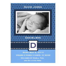 Photo moderne Announcemnet de bébé Faire-parts
