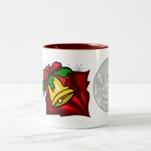 Photo Mug Template - Christmas Bell