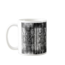 Photo Negative Picture of the Shroud of Turin Coffee Mugs