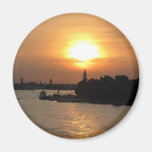 Photo of dramatic Sunset in Venice laguna, Italy Magnets