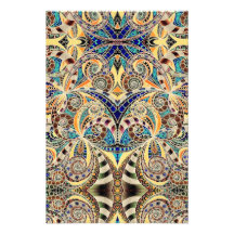 Photo print Floral abstract background