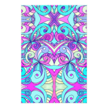 Photo print Floral abstract background
