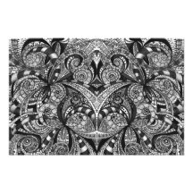 Photo print Floral abstract background