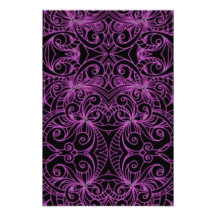 Photo print Floral abstract background