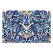 Photo print Floral abstract background
