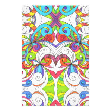 Photo print Floral abstract background