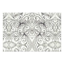 Photo print Floral abstract background