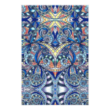 Photo print Floral abstract background