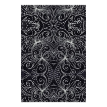 Photo print Floral abstract background