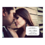 photo save the date announcement post card