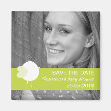 Photo Save the Date Fridge Magnets Baby Showers