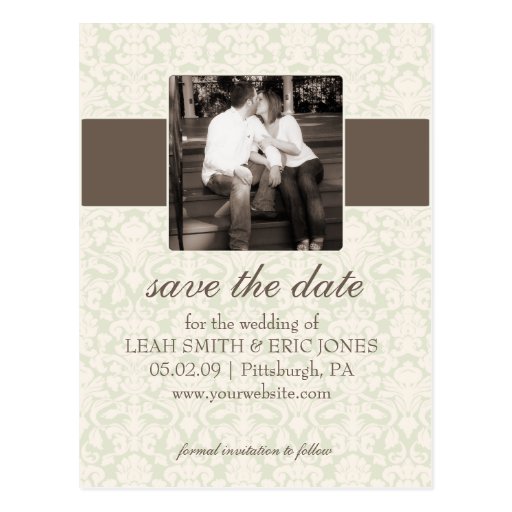 Photo Save the Date TEMPLATE Postcard