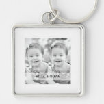 Photo simplement élégante Keychain Porte-clef