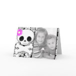 Photo Template Birthday Invitations **Pink Skull cards