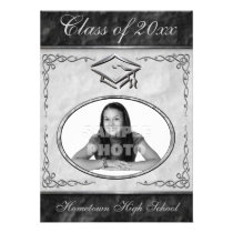 Photo Template Graduation Invitations invitations