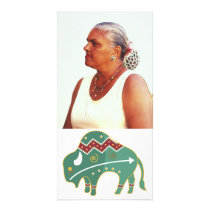 Photocard Buffalo Image Native American Custom Photo Card