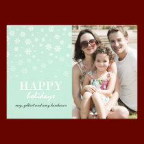 Photocard de effacement de salutation de vacances  invitations