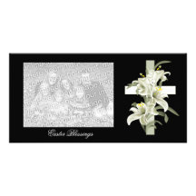 Photocard Easter Blessings Custom Photo Card