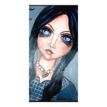 photocard gothic girl custom photo card
