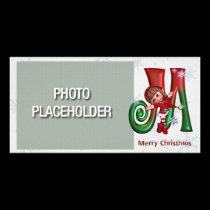 Photocard-Monogram Letter M photo cards