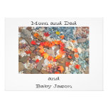 Photograhy art prints Mom Dad and Baby Name Heart