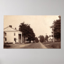 Photograph of Main St Carlisle New York 1920's Print