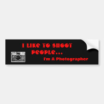 Photographer Bumper Stickers