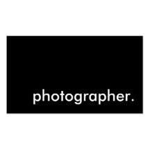 photographer. business card templates