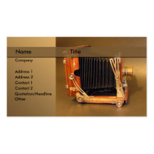 photographer / camera business card template
