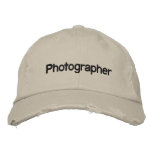 Photographer Embroidered Hats