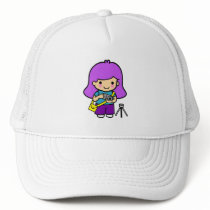 Photographer Girl Trucker Hat